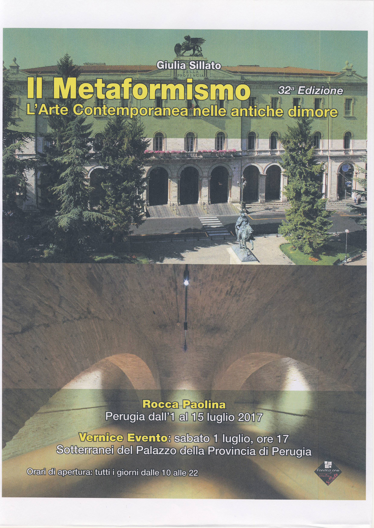Metaformismo-L'Arte nelle antiche dimore- Perugia-Italia (2017)